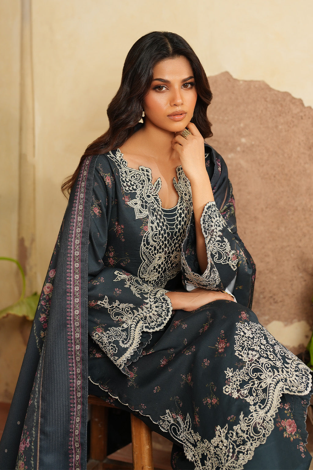 IPF-12 Embroidered Printed Linen