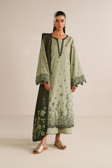 Iznik Winter Chapter '25 | UE-578 Embroidered Khaddar