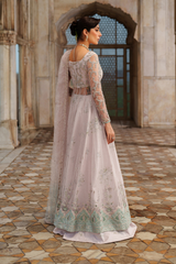 Iznik | Printed Formal | UE-552 Embroidered Net