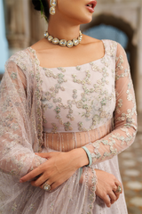Iznik | Printed Formal | UE-552 Embroidered Net