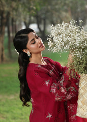 Sardinia Tales Of Petals Luxury Lawn '26 | FLORAL FUCHSIA