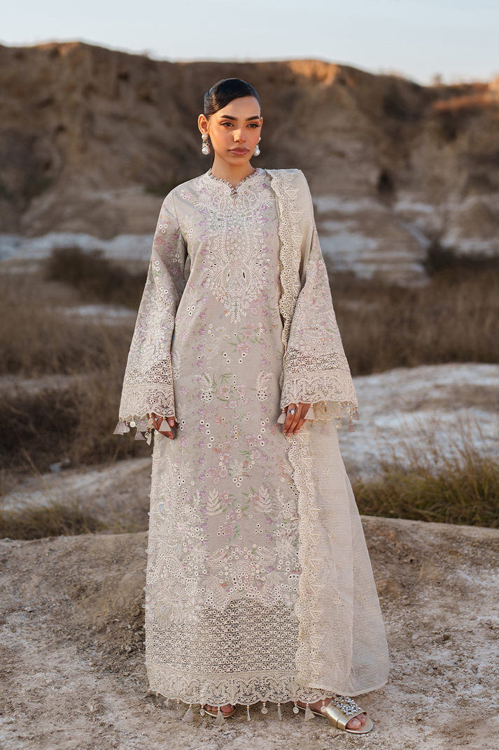Emaan Adeel Sunlit Groove Luxury Lawn '26 | MEHVES