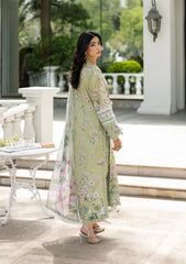 Elaf Signature Embroidered Lawn with Chiffon Collection Vol II '26 | ESG-6A JADE