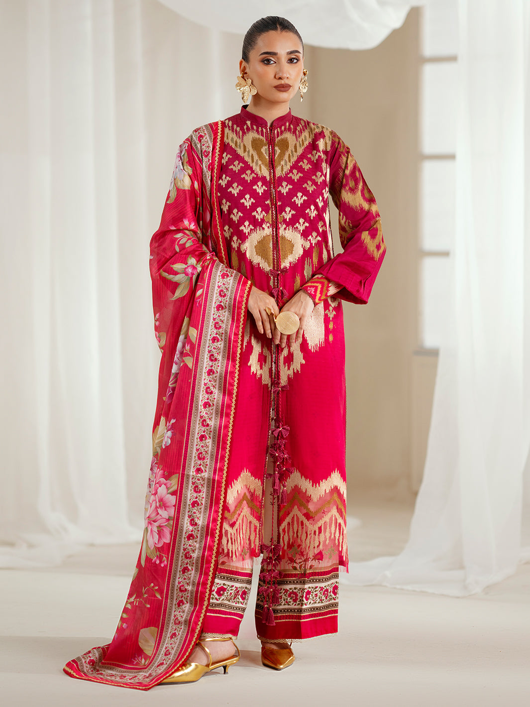 Eres Bonita | 1102-A | 3PC viscose printed