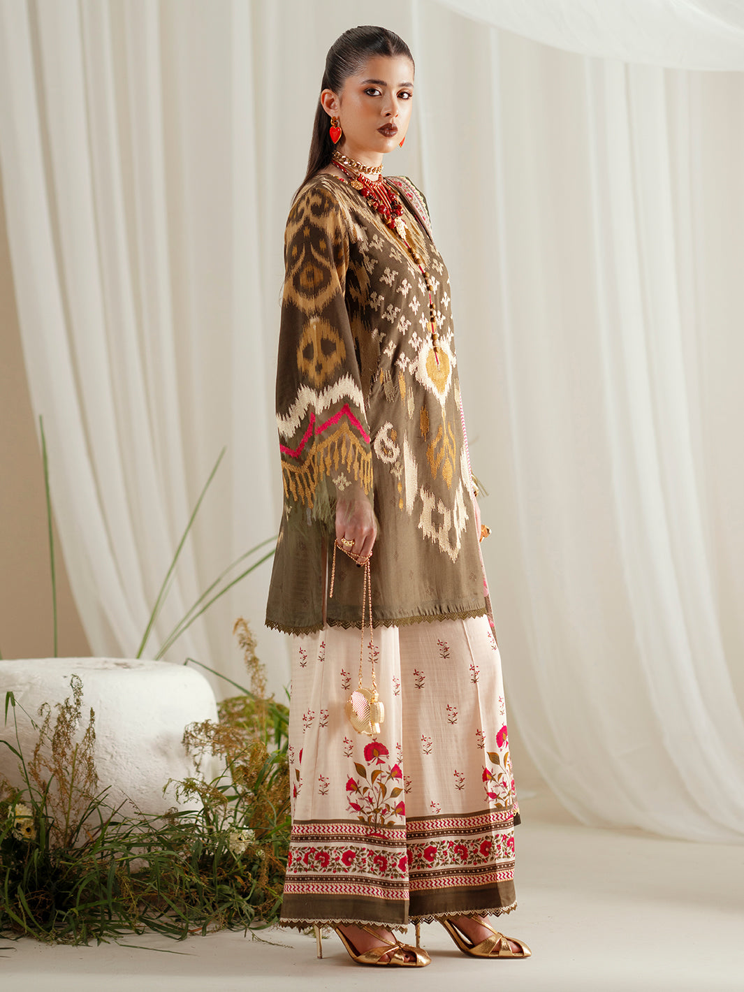 Eres Bonita | 1102-B | 3PC viscose printed
