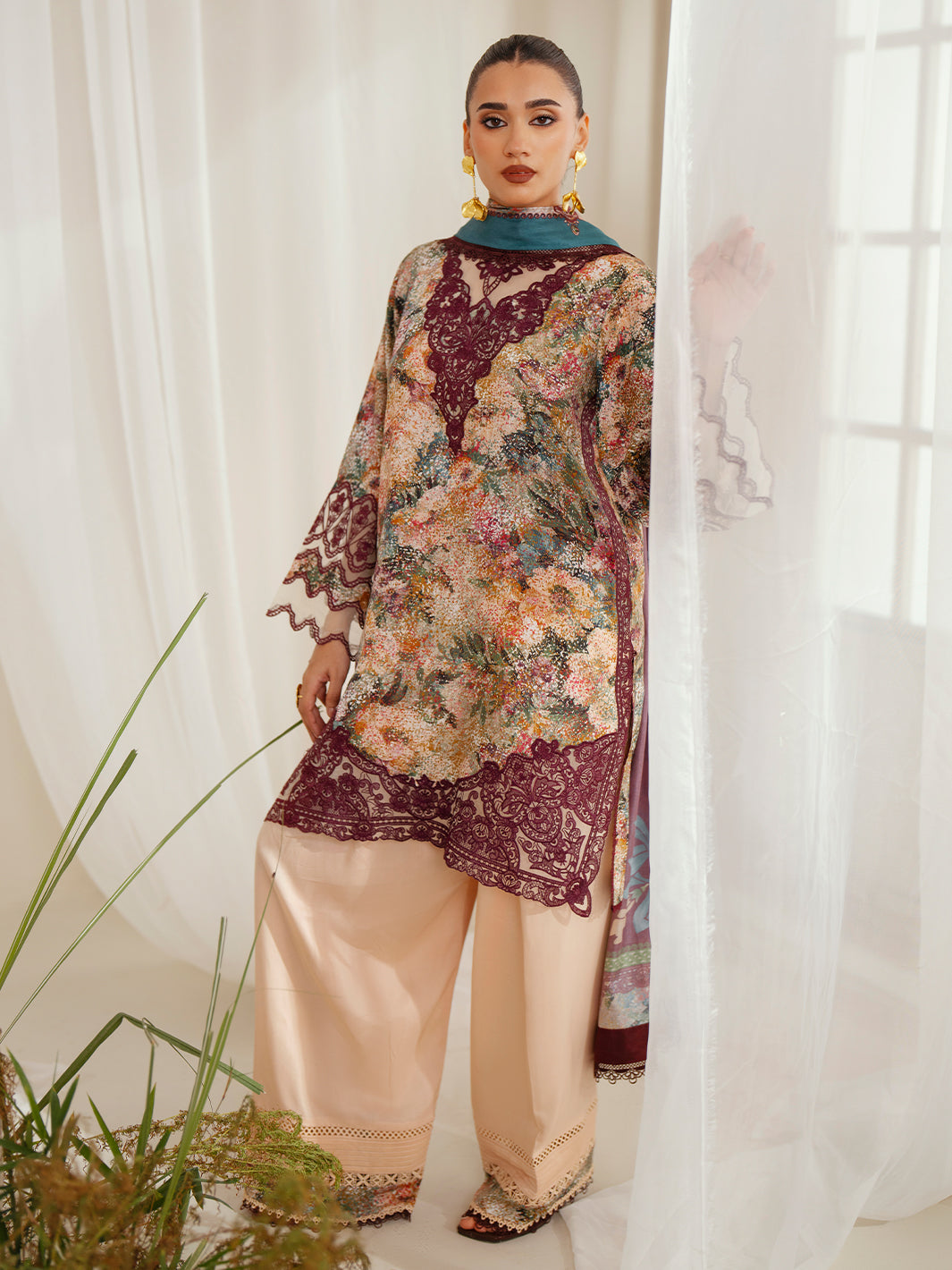 Eres Bonita | 1104-B | 3PC viscose printed