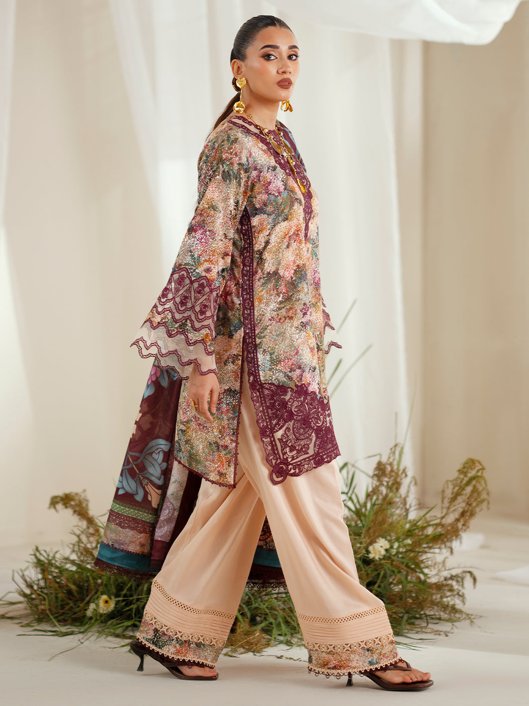 Eres Bonita | 1104-B | 3PC viscose printed