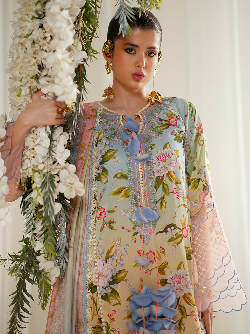 Eres Bonita | 1105-A | 3PC viscose printed
