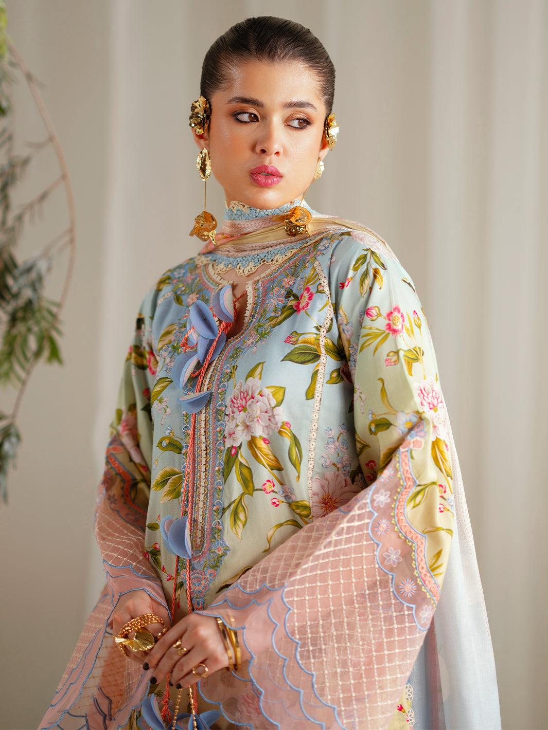 Eres Bonita | 1105-A | 3PC viscose printed