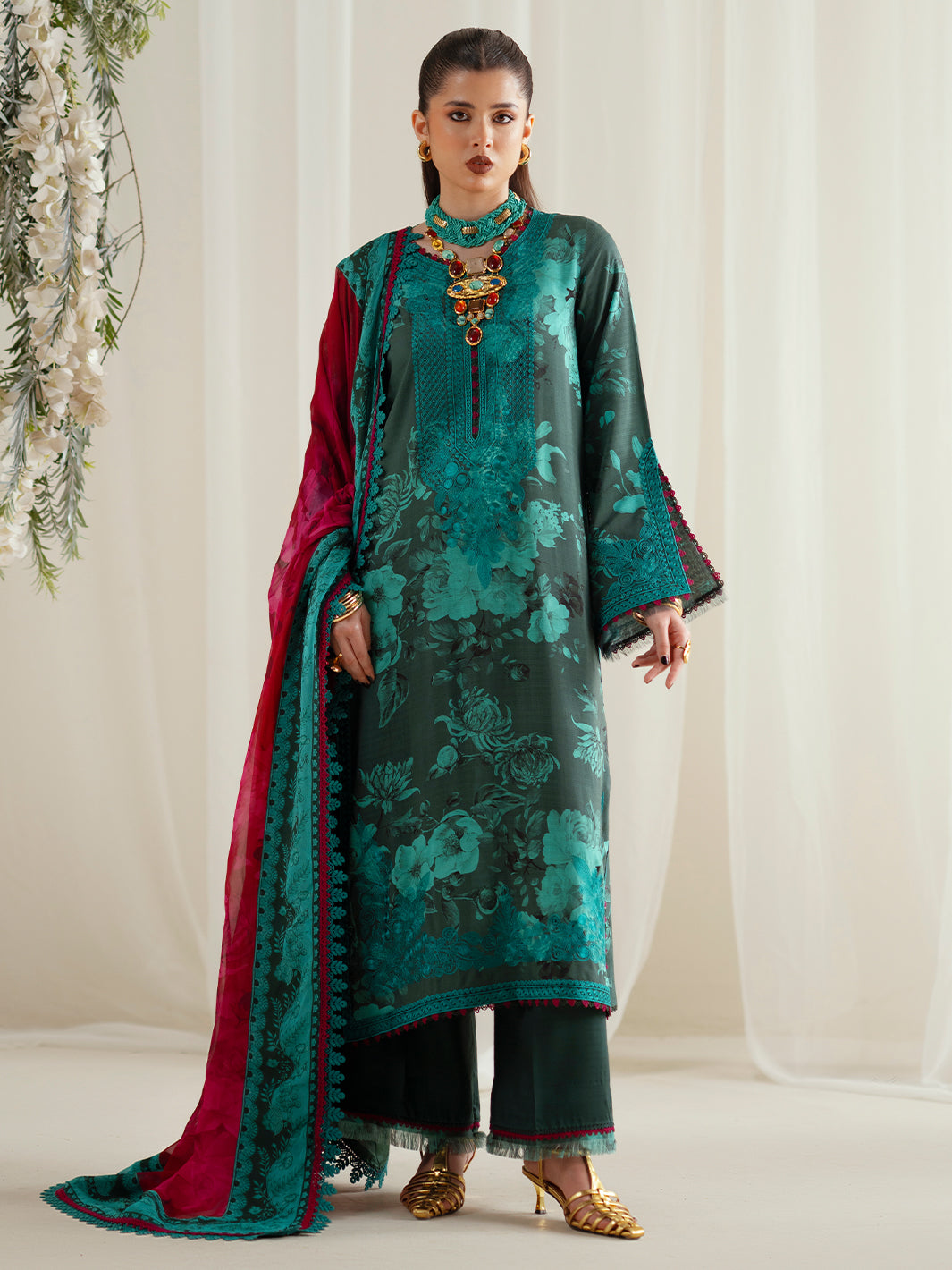 Eres Bonita | 1106-B | 3PC viscose printed