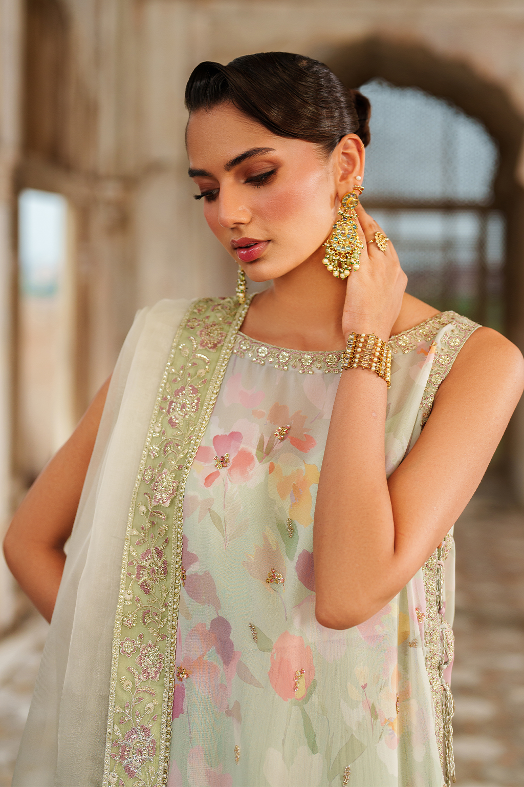 Iznik | Printed Formal | UE-549 Printed Chiffon