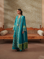 Binilyas Mashriq Luxury Lawn '26 | D-116-B | 3 PC Luxury Lawn