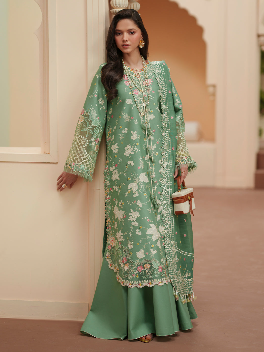 Binilyas Mashriq Luxury Lawn '26 | D-117-A | 3 PC Luxury Lawn