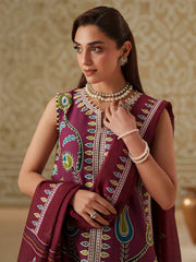 Binilyas Mashriq Luxury Lawn '26 | D-118-A | 3 PC Luxury Lawn