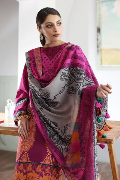 3-Pc Charizma Unstitched Linen with Printed Wool Shawl CPW3-18