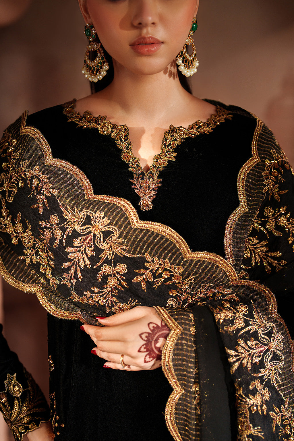 Highway Fashion Iznik velvet formal dress