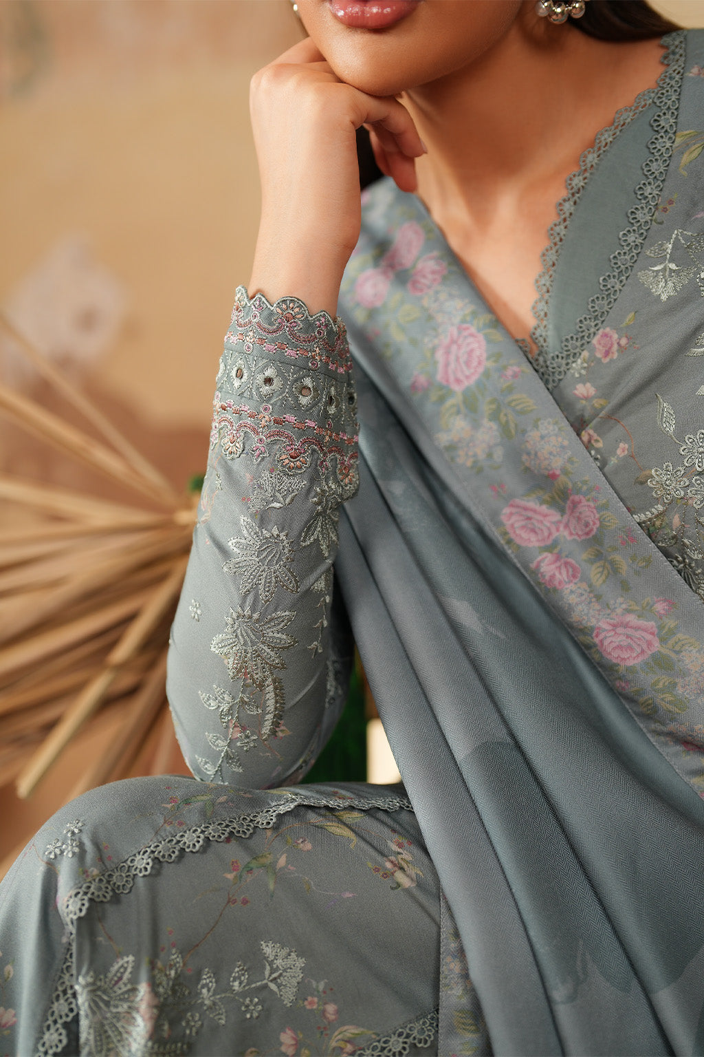 IPF-10 Embroidered Printed Linen