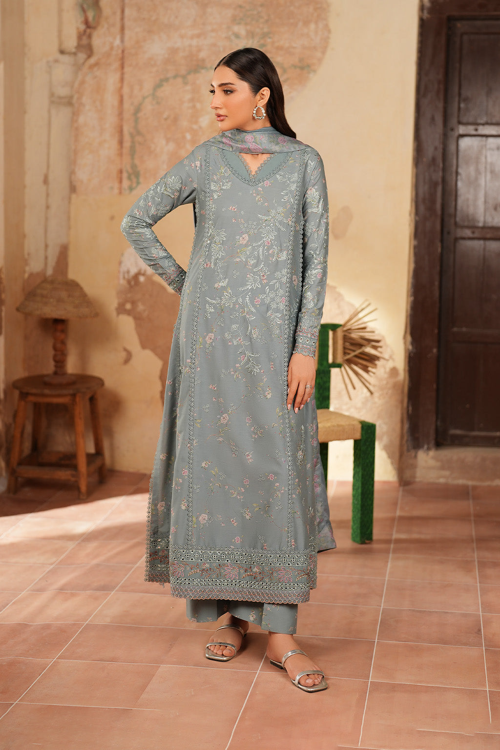 IPF-10 Embroidered Printed Linen