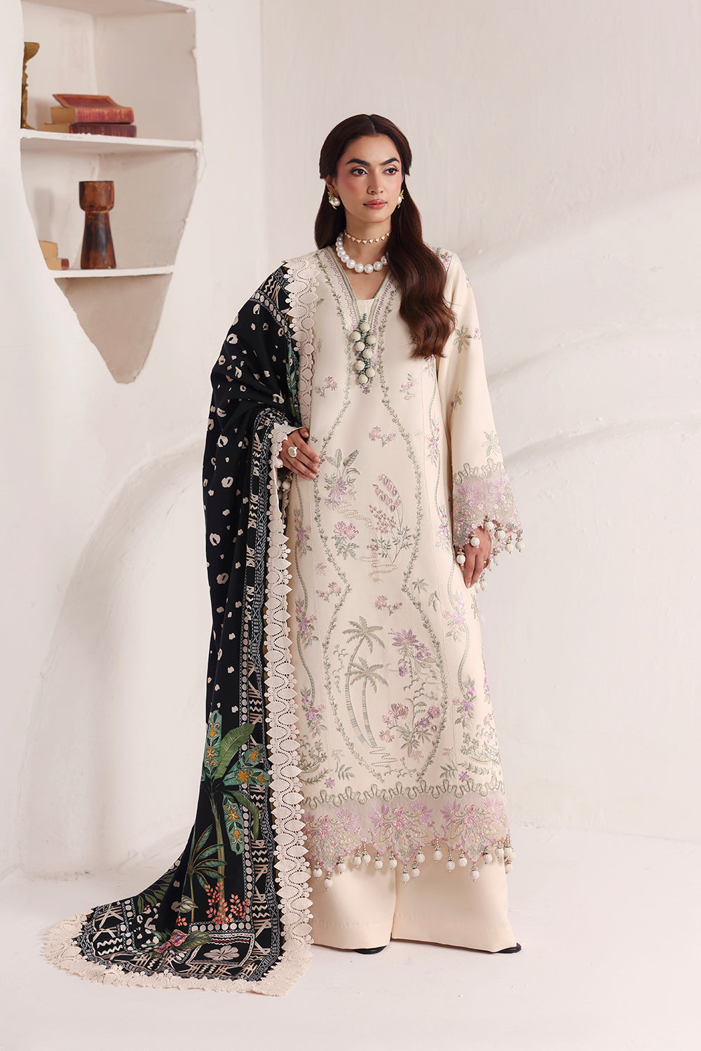 Naqsh Seraphine Winter Edit '26 | Albescent White
