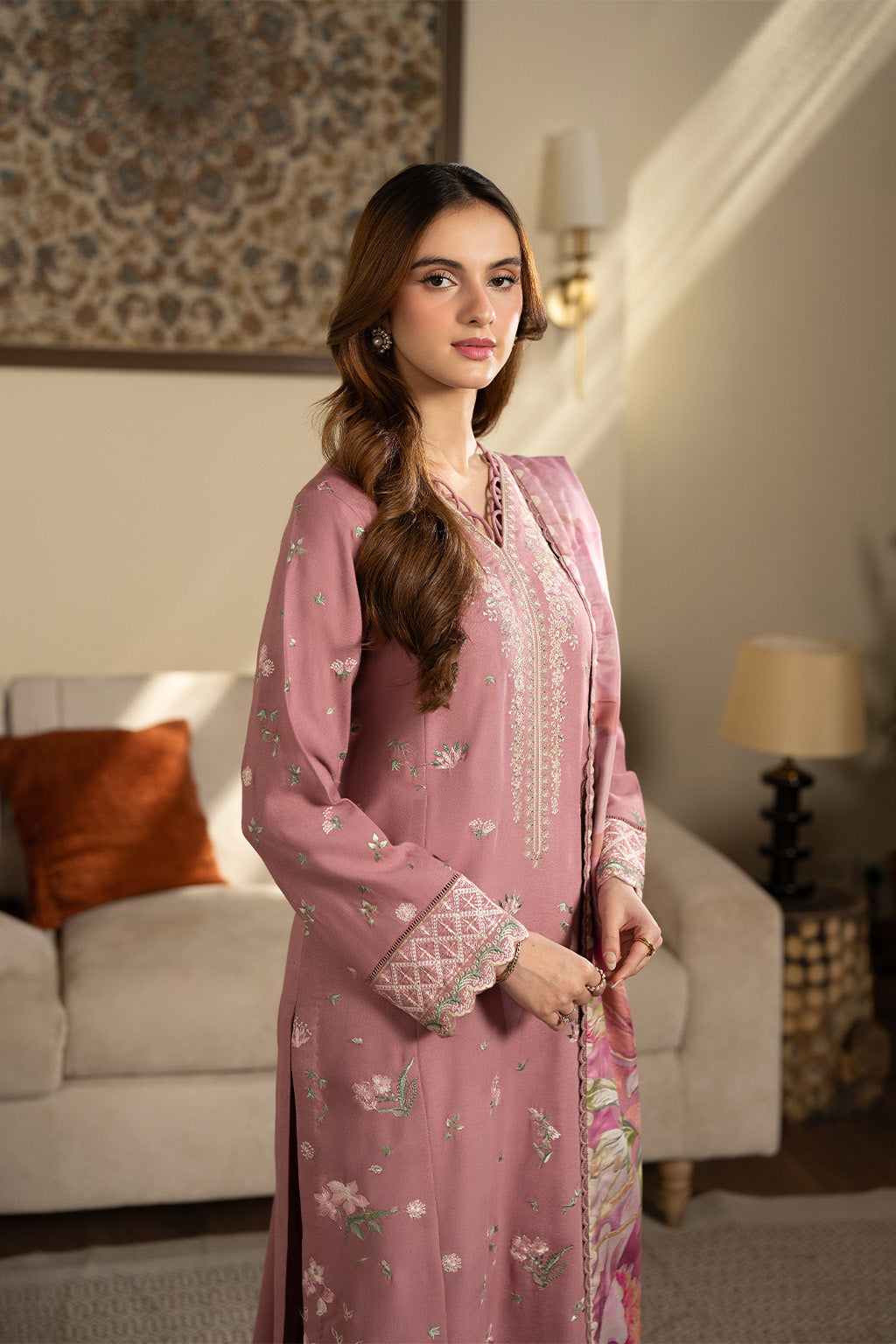 Neeshay | Peonette | Winter Reverie Karandi unstitch Collection