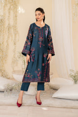 Iznik | Printed Formal | UE-379 Embroidered Pure Jacquard Silk