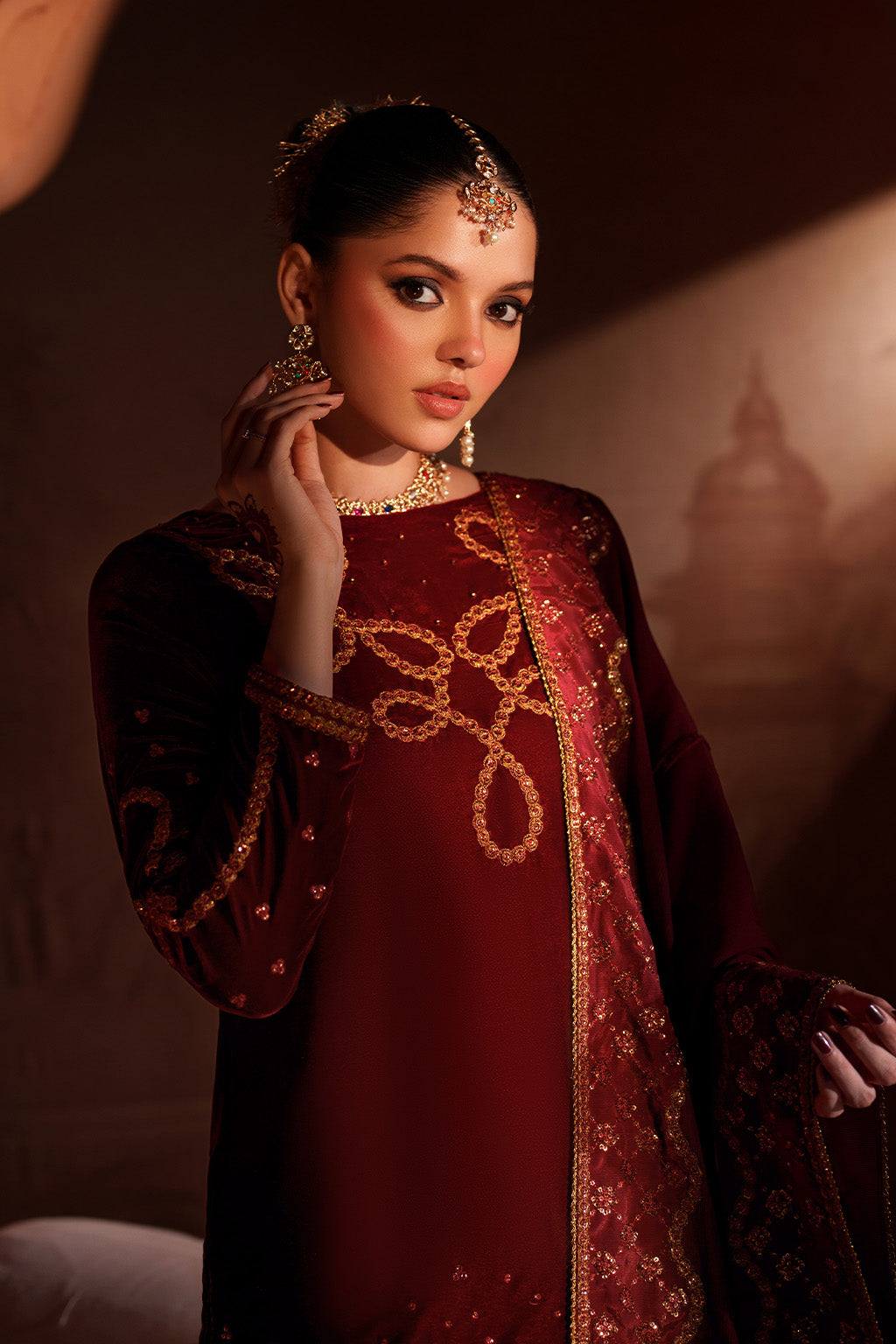 Iznik winter formal embroidered outfit