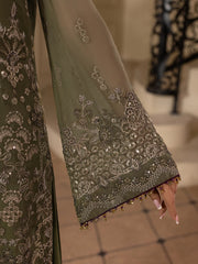 Chandni By Flossie | Orlena - 3 Piece Embroidered Chiffon Dress