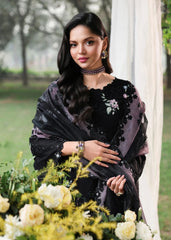 Sardinia Tales Of Petals Luxury Lawn '26 | MIDNIGHT BLOOM
