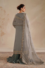Baroque Formal | EMBROIDERED CHIFFON UF-4364