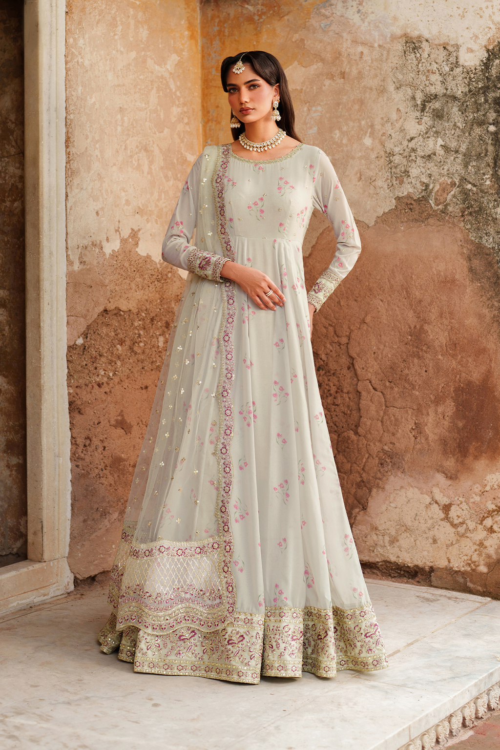 Iznik | Printed Formal | UE-551 Printed Chiffon