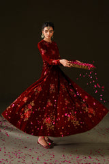 Iznik | IV-79 Embroidered Velvet | Velvet Edit11