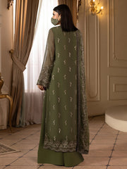 Chandni By Flossie | Orlena - 3 Piece Embroidered Chiffon Dress