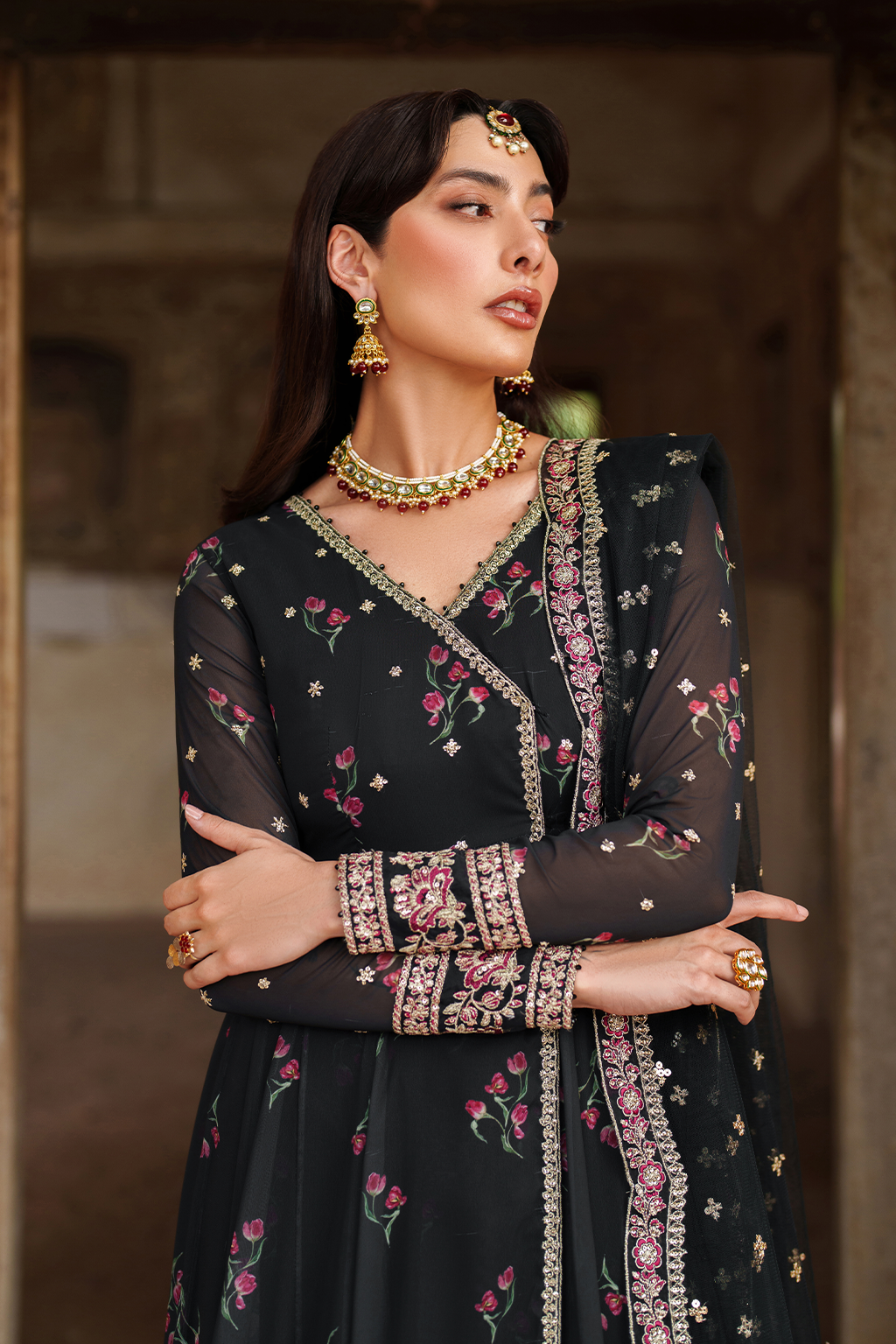 Iznik | Printed Formal | UE-550 Printed Chiffon