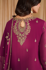 Iznik Chinon Chiffon | CC-81 Embroidered Chiffon