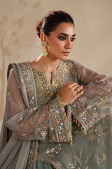 Baroque Formal | EMBROIDERED CHIFFON UF-4364