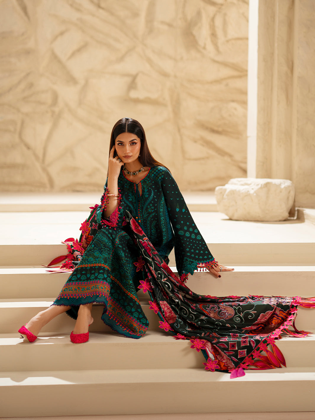 Binilyas | 166 - B | 3 PC Kotrai | Saqqara Fall Winter '25