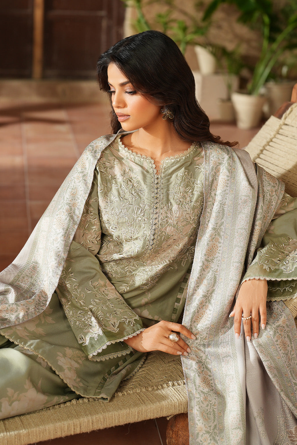 IPF-08 Embroidered Printed Linen