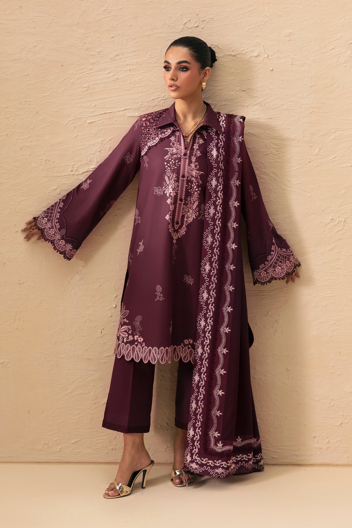 Qalamkar - QPrints Winter '26 - QPW-02 (B) Veena