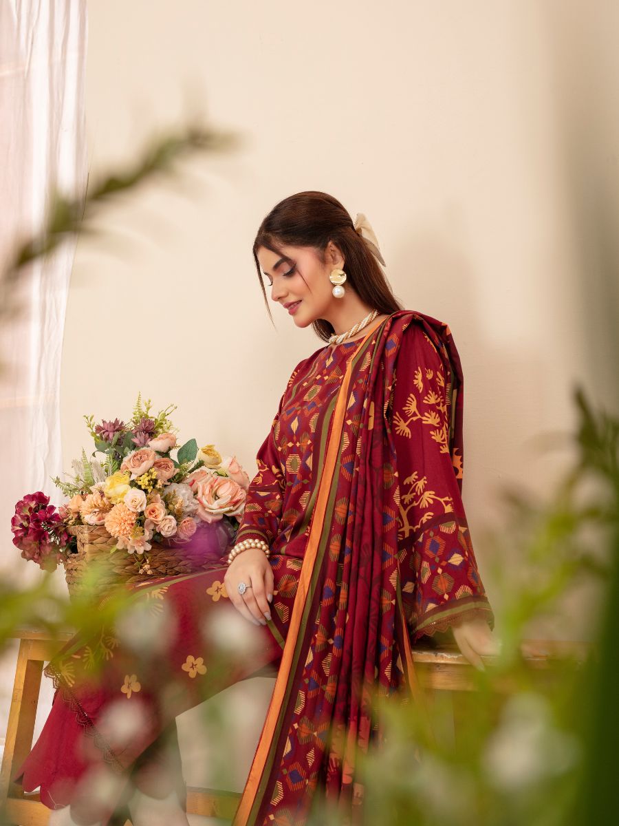 Feroza | Linen d-5 | Fabiha Vol-1