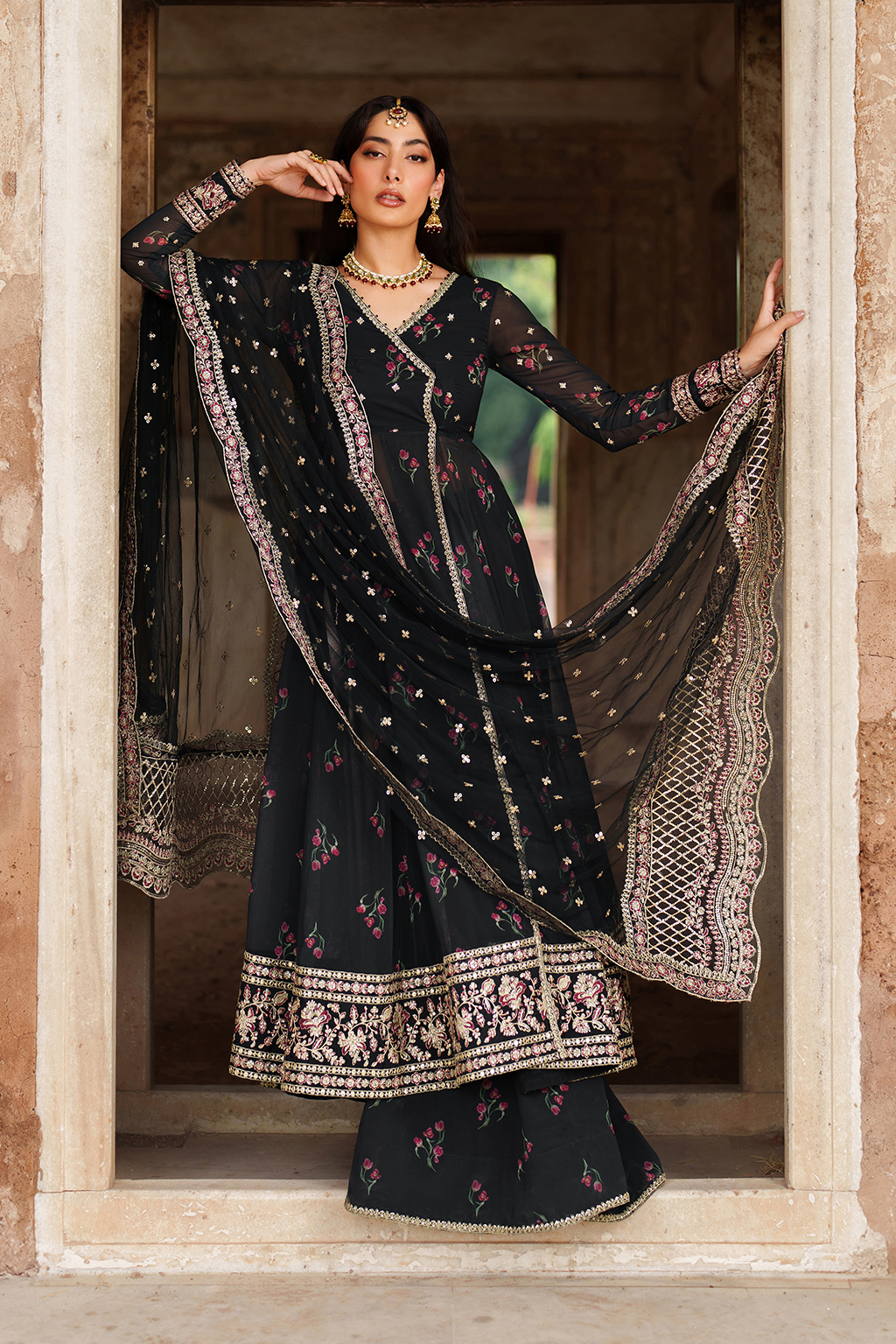 Iznik | Printed Formal | UE-550 Printed Chiffon
