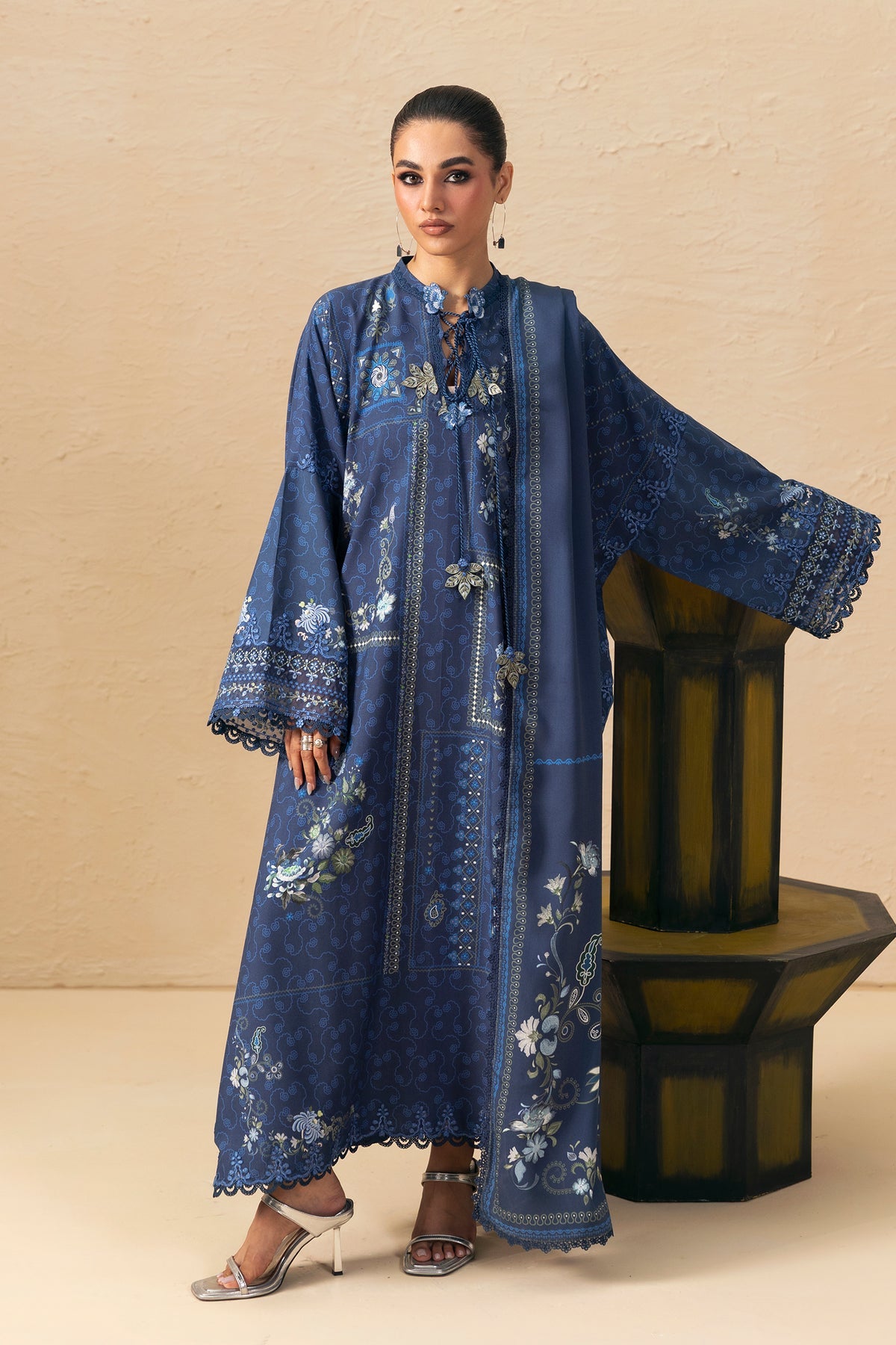 Qalamkar - QPrints Winter '26 - QPW-05 (B) Calina