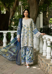 Elaf Signature Embroidered Lawn with Chiffon Collection Vol II '26 | ESG-8B CELINE