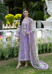 Elaf Signature Embroidered Lawn with Chiffon Collection Vol II '26 | ESG-1B BIANCA