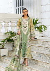 Elaf Signature Embroidered Lawn with Chiffon Collection Vol II '26 | ESG-1A ELARA