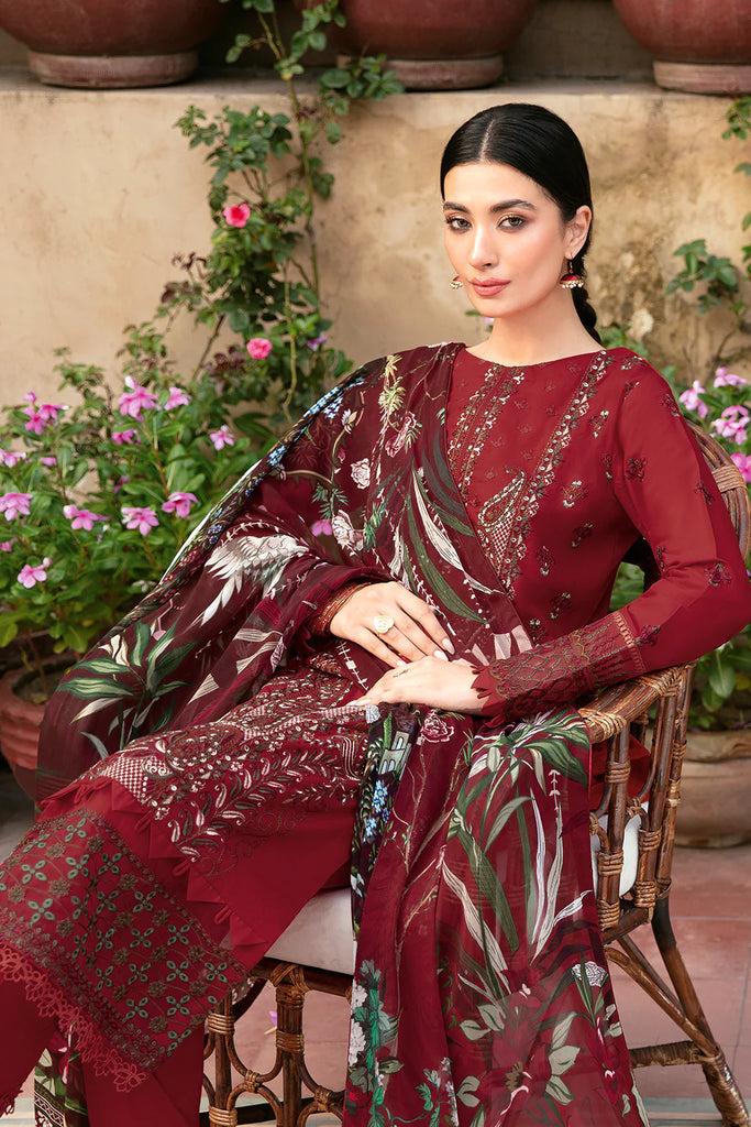Mashaal Luxury Lawn Vol 3 Collection '24 By Ramsha L-803