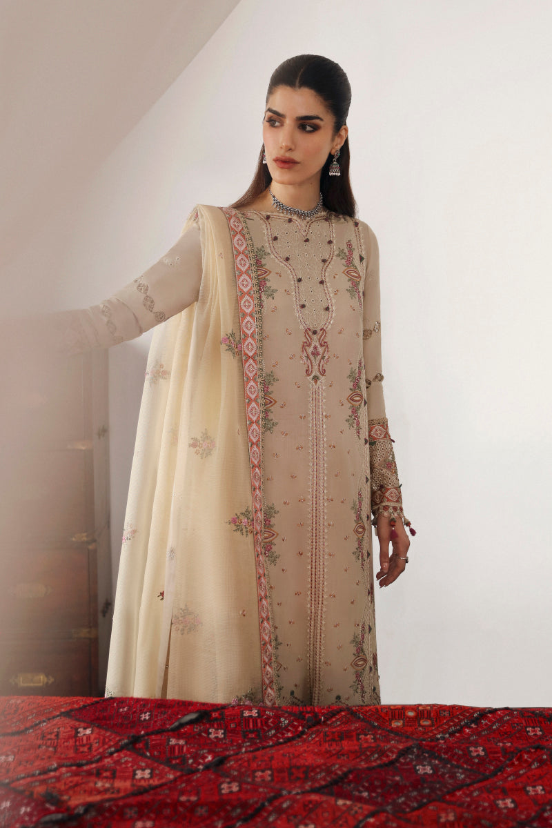 Qlinekari Linen Collection'24 By Qalamkar LM-11 Zia