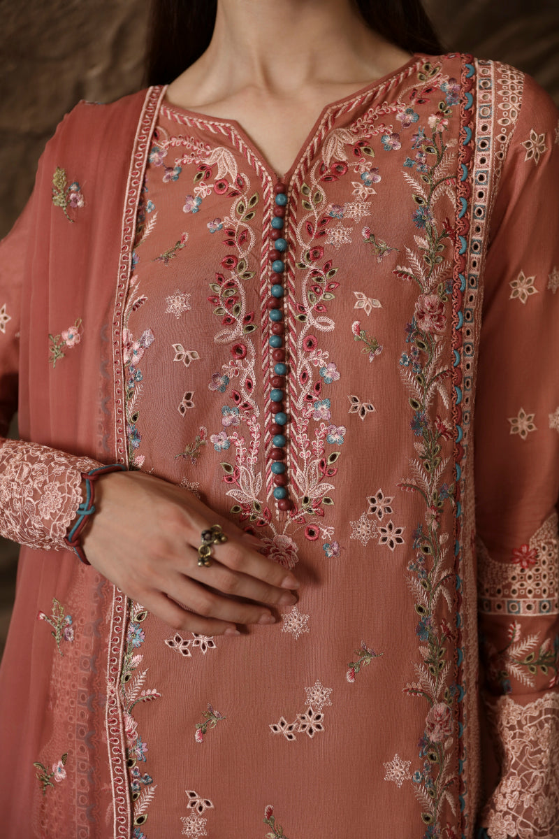 Qlinekari Linen Collection'24 By Qalamkar LM-03 Luan