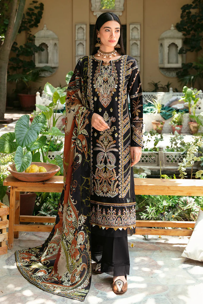 Mashaal Luxury Lawn Vol 3 Collection '24 By Ramsha L-805