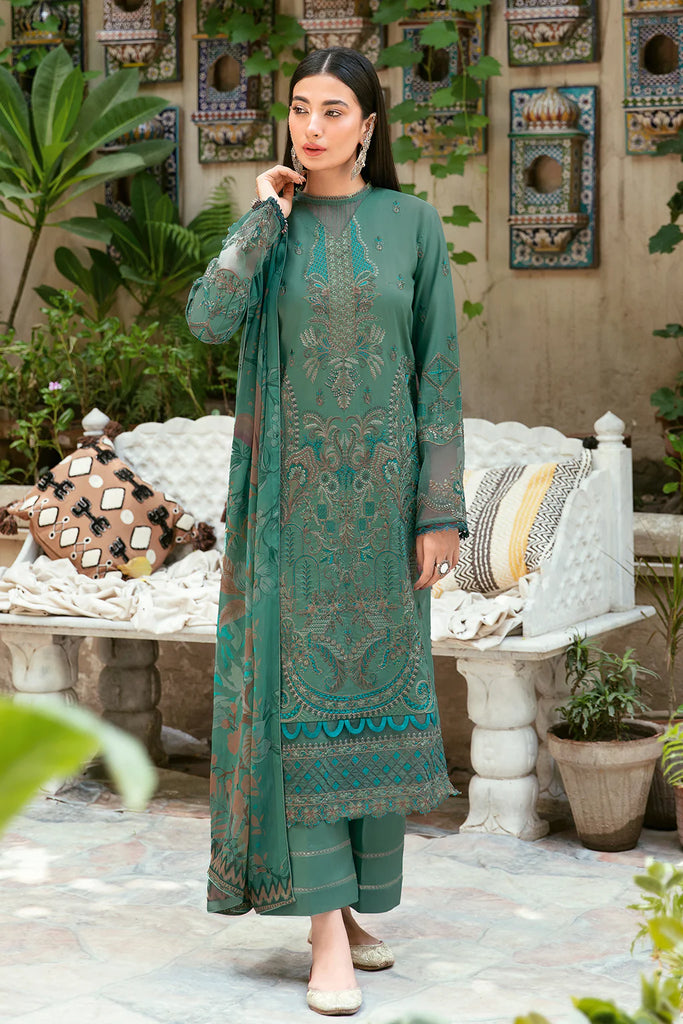 Mashaal Luxury Lawn Vol 3 Collection '24 By Ramsha L-804