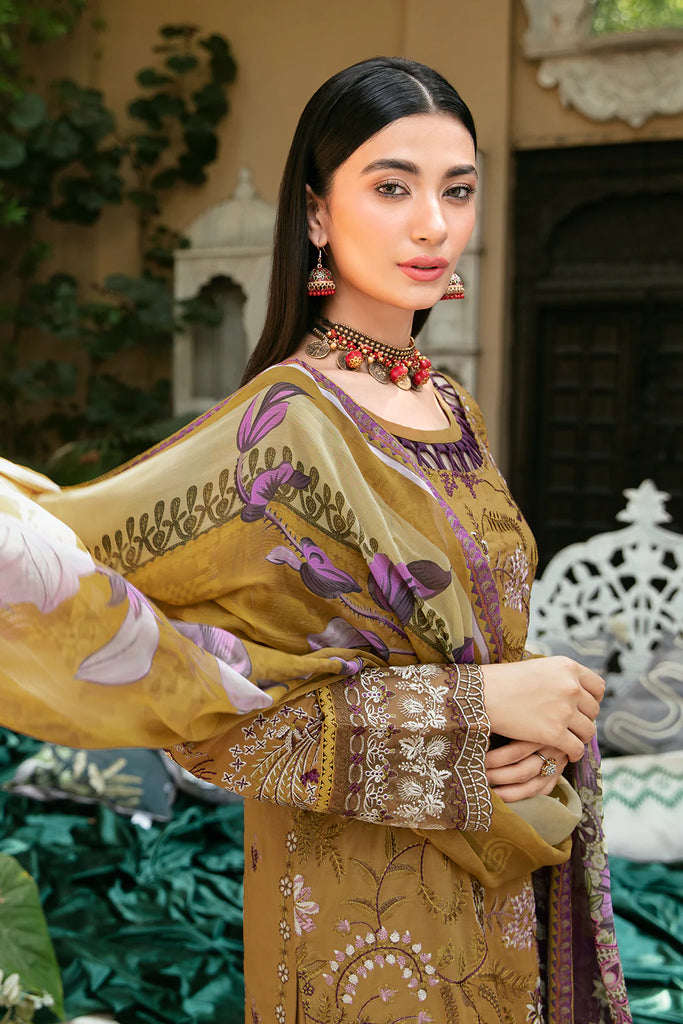 Mashaal Luxury Lawn Vol 3 Collection '24 By Ramsha L-808